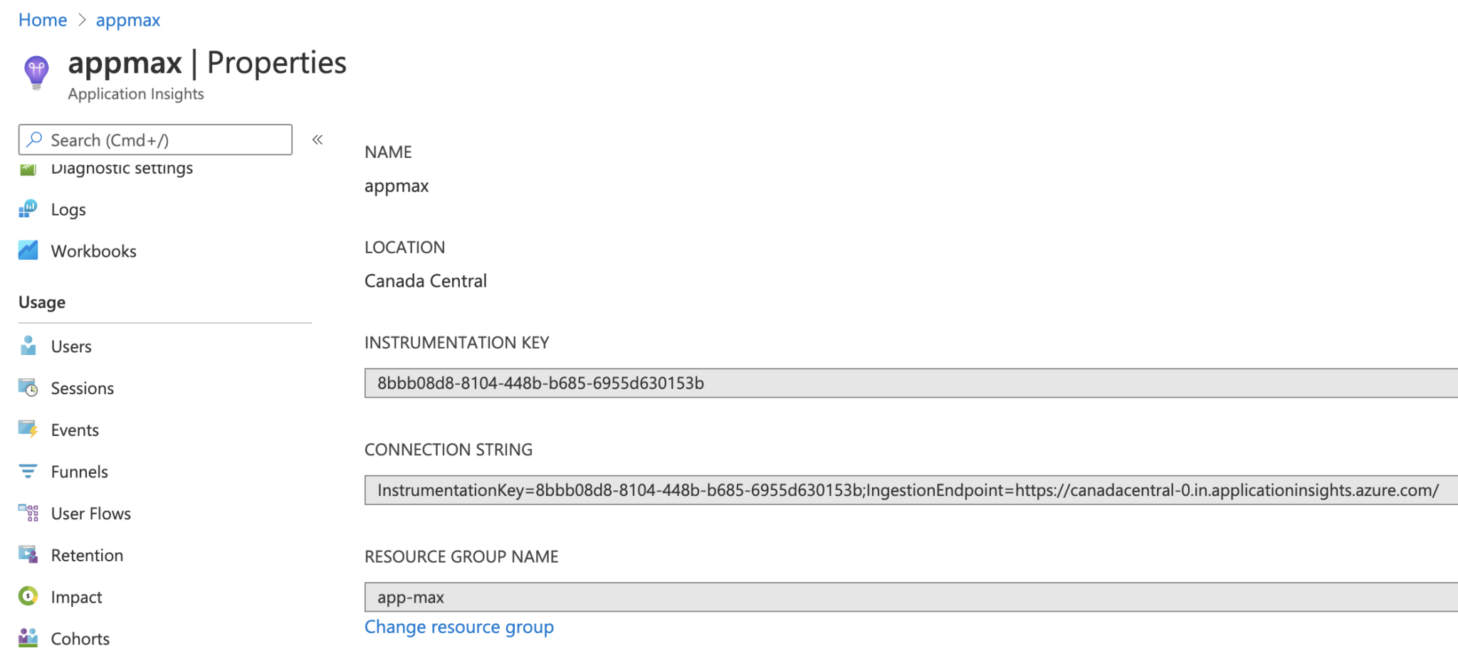 Application Insights Instrumentation Key ZiGMaX IT Blog