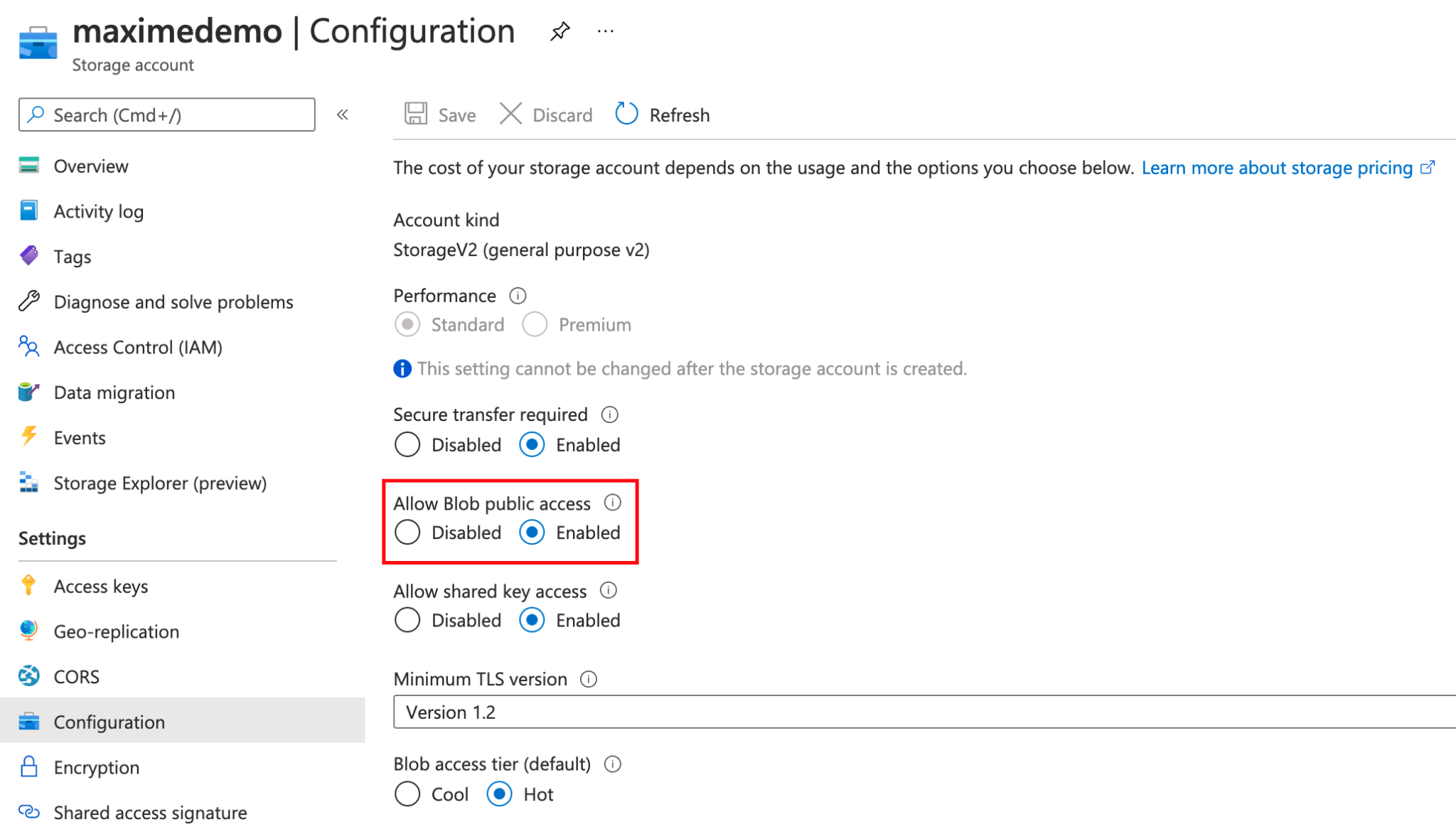 Identify Public Storage Account ZiGMaX IT Blog